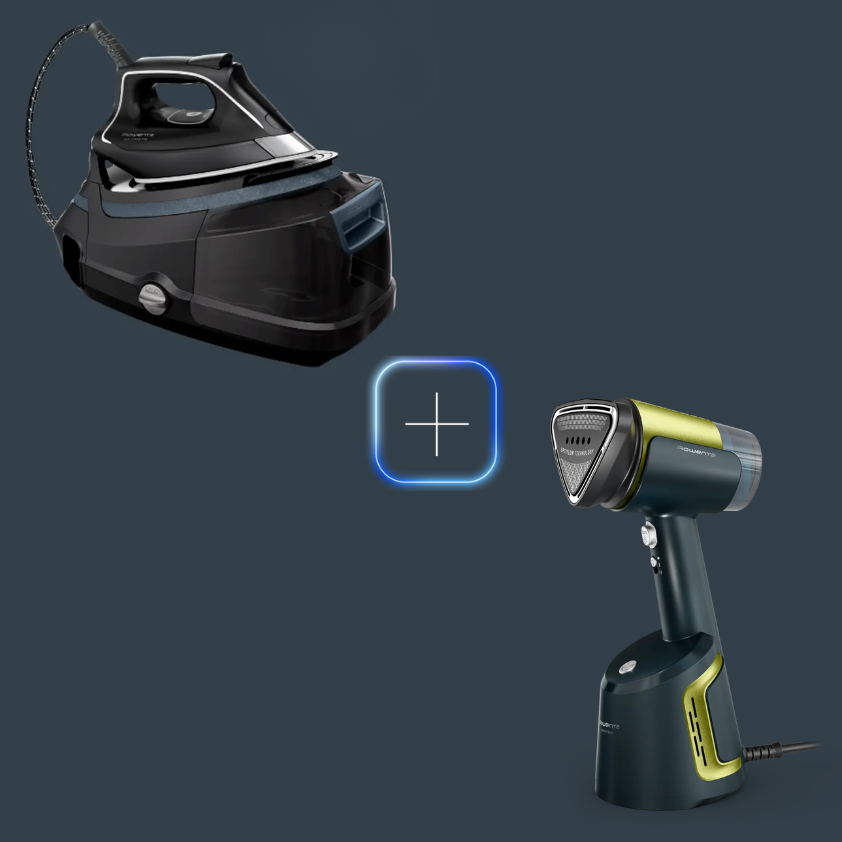 Rowenta Promo Pack Eco Steam Pro + Escova a vapor AeroSteam