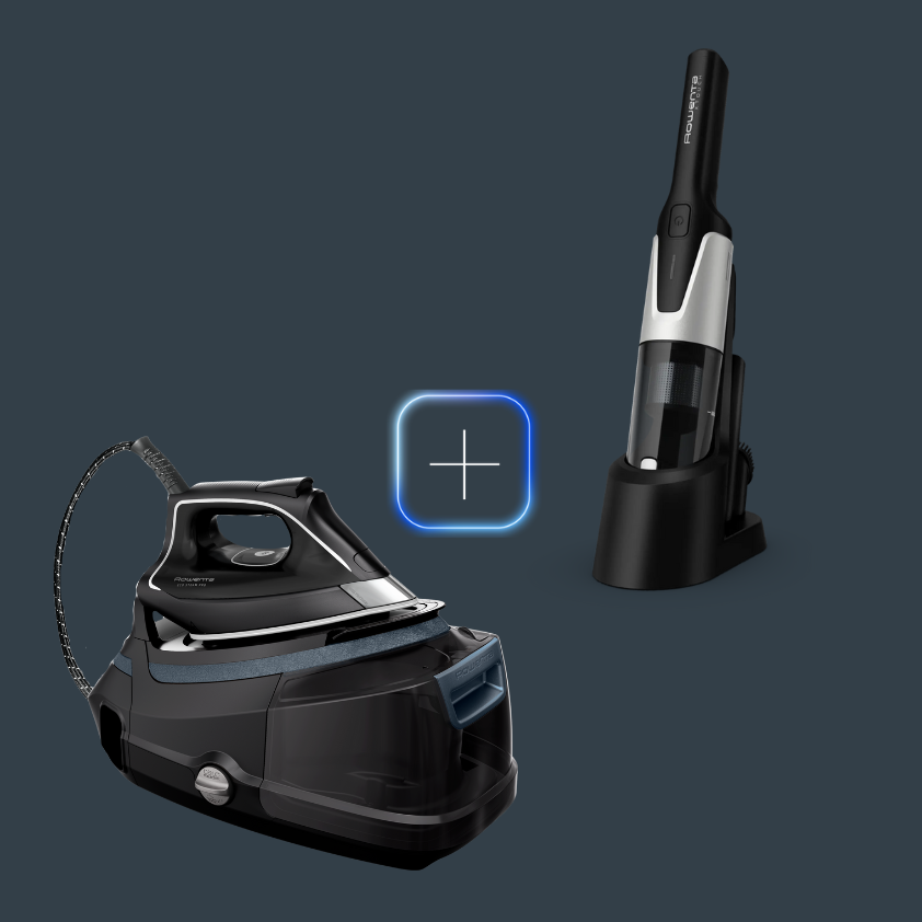 Rowenta Promo Pack Eco Steam Pro + Mini Aspirador X-Touch