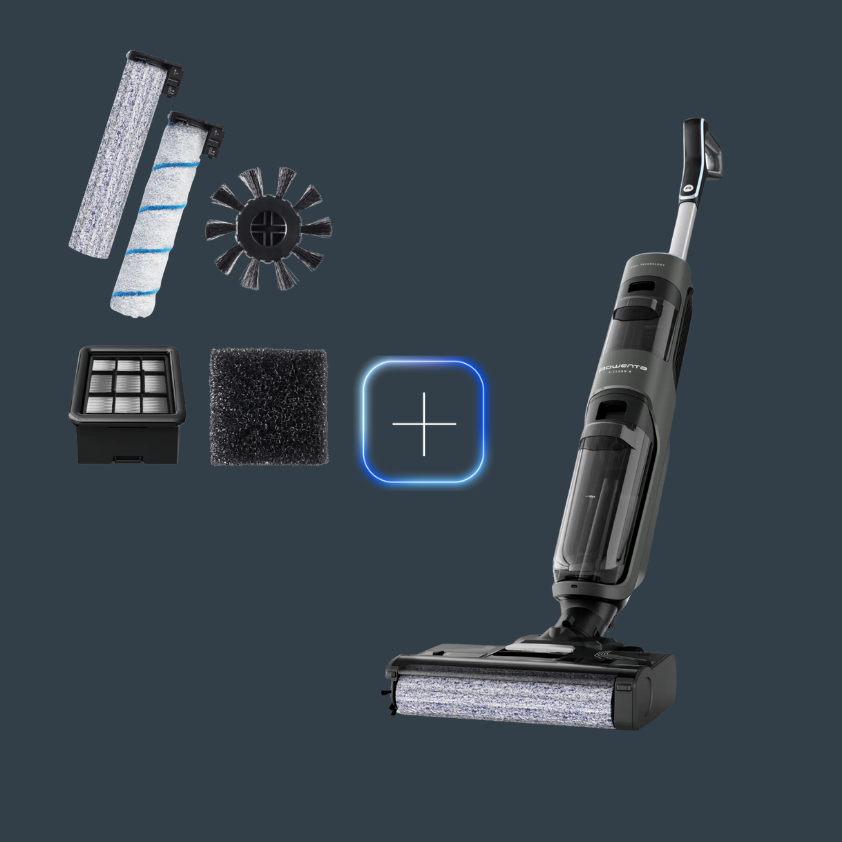 Rowenta Promo Pack X-Clean 4 Máquina de limpeza 2 em 1 + Kit de acessórios